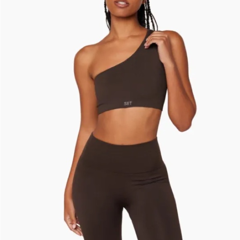 Set Active Sculptflex Ribbed One Shoulder Set